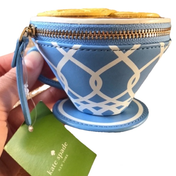 SOLD!! RARE FIND!! NWT Kate Spade NY Down the Rabbit Hole Teacup Mini w/COA - Picture 3 of 14